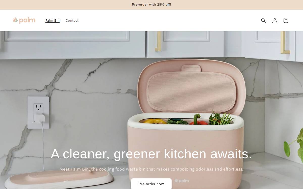 Palm Labs website preview