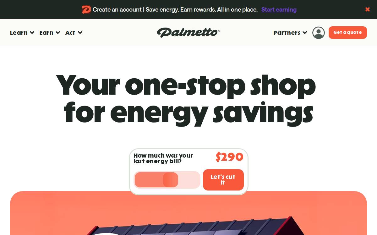 Palmetto website preview