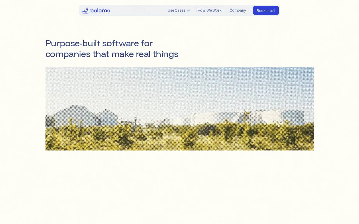Paloma website preview