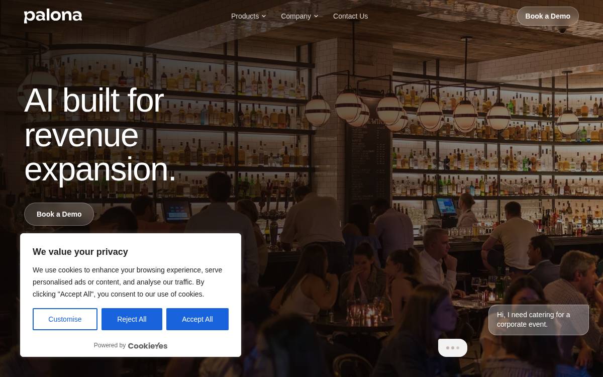 Palona website preview