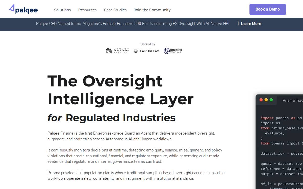 Palqee website preview