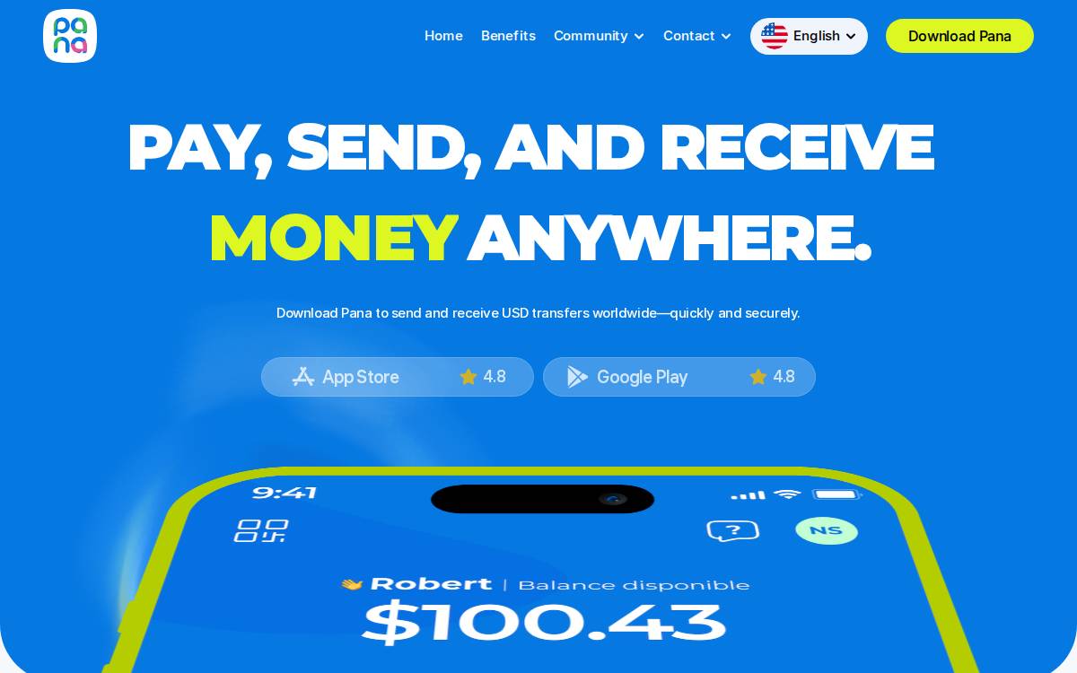 Pana website preview