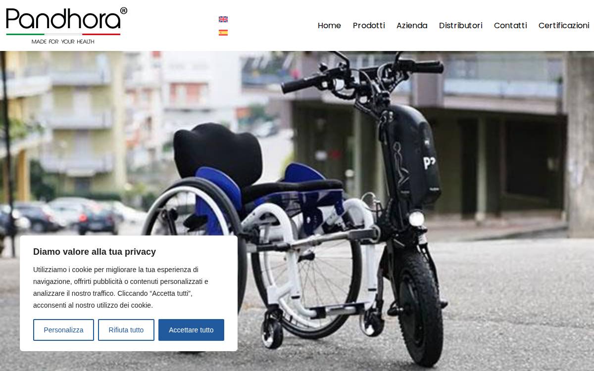 Pandhora website preview