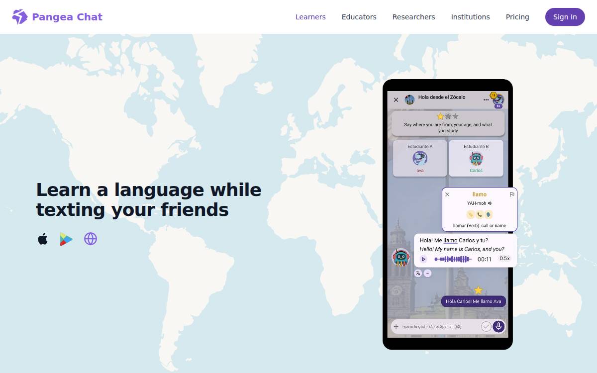 Pangea website preview
