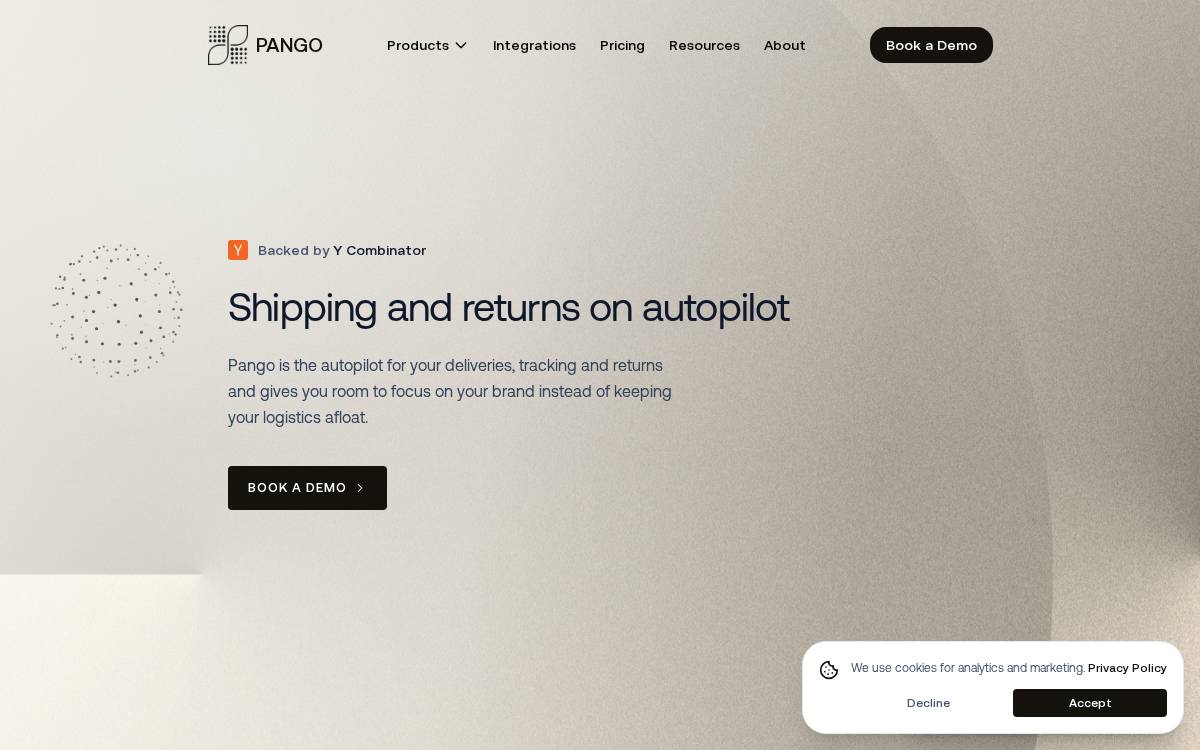 Pango website preview