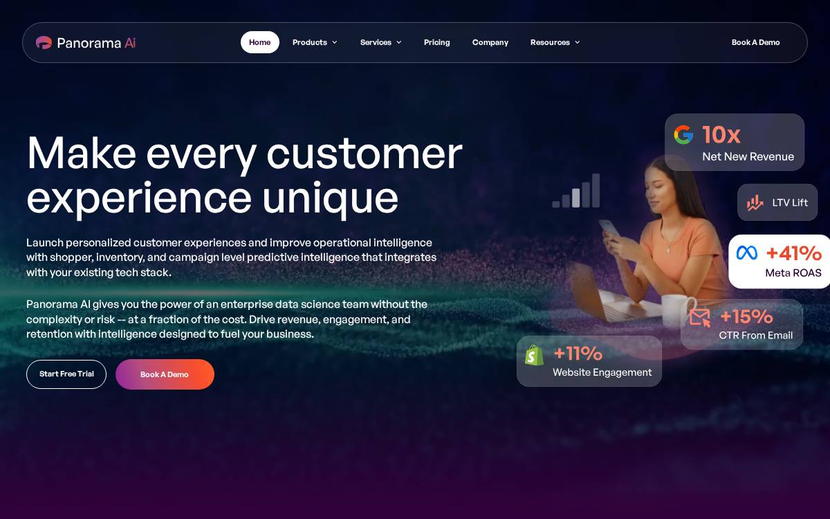 Panorama website preview