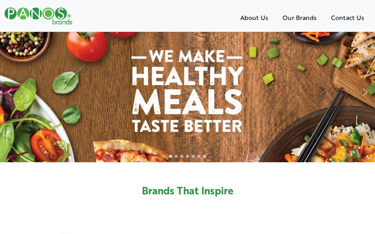 PANOS brands website preview