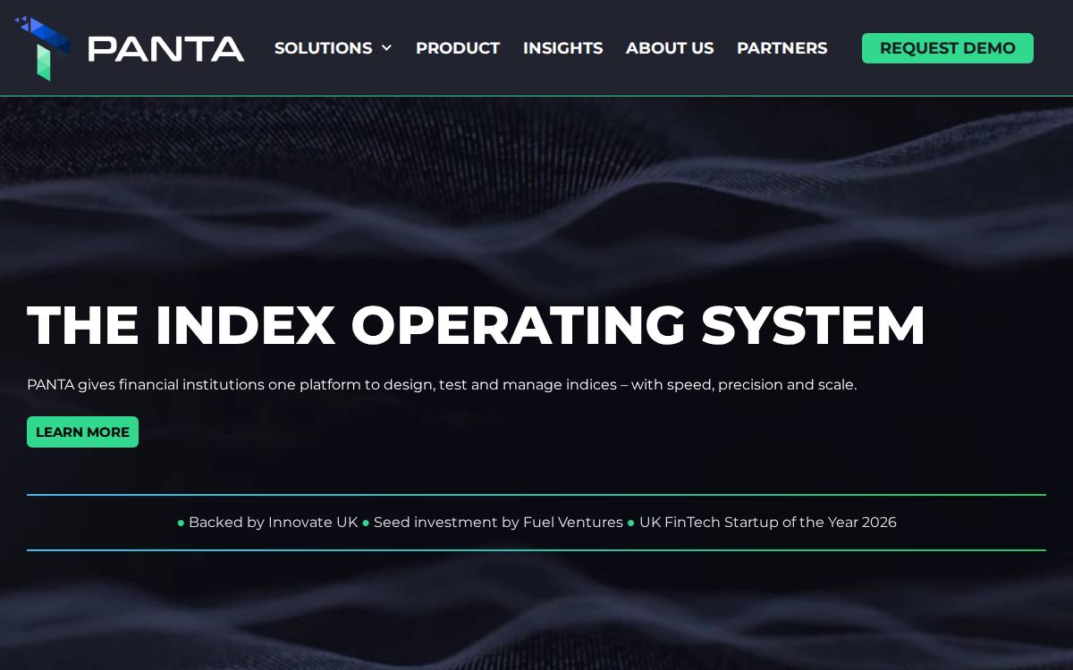 Panta website preview