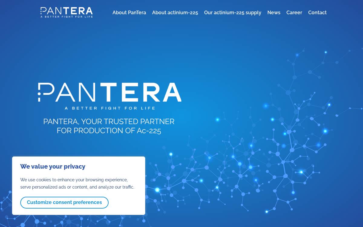 PanTera website preview