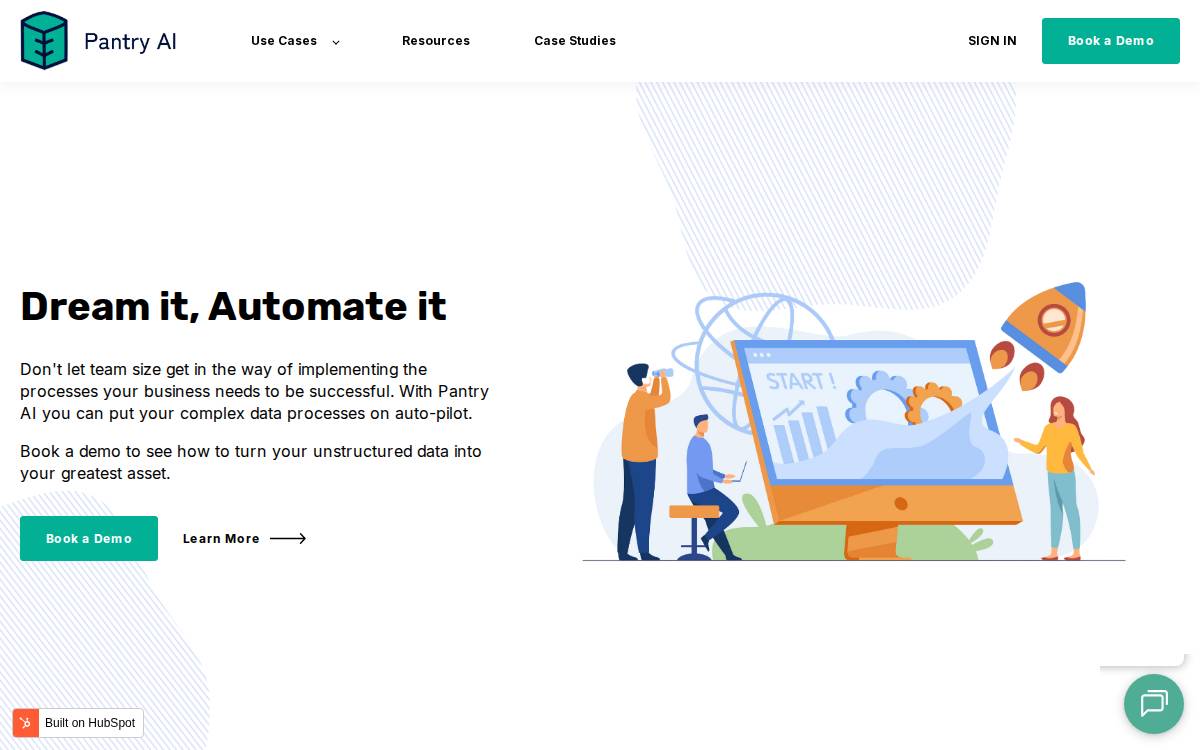 Pantry website preview