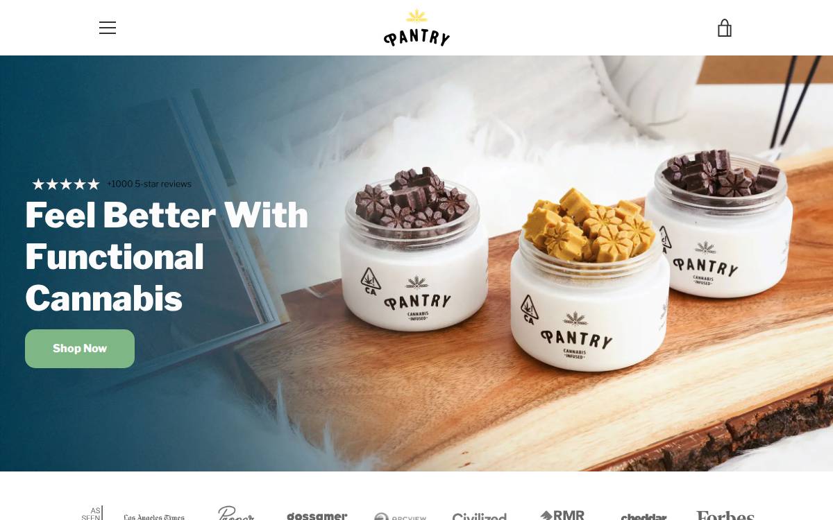 Pantryfoodco website preview
