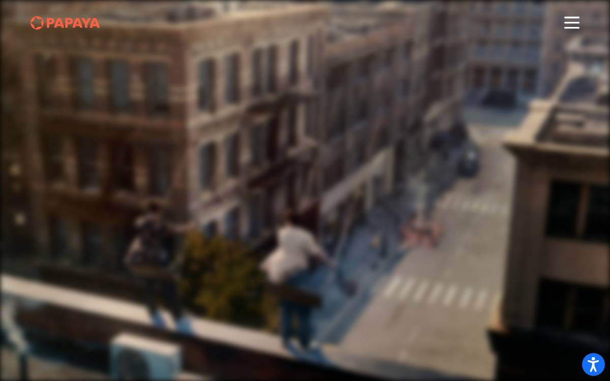 Papaya website preview