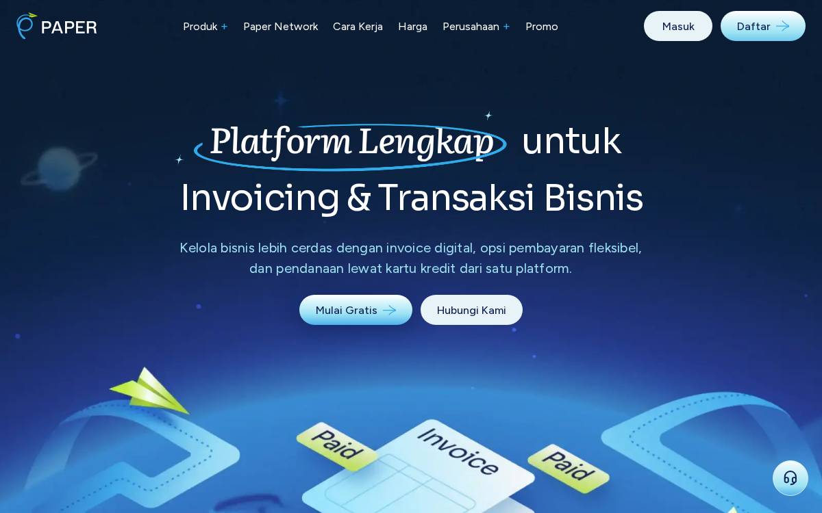 Paper Id website preview