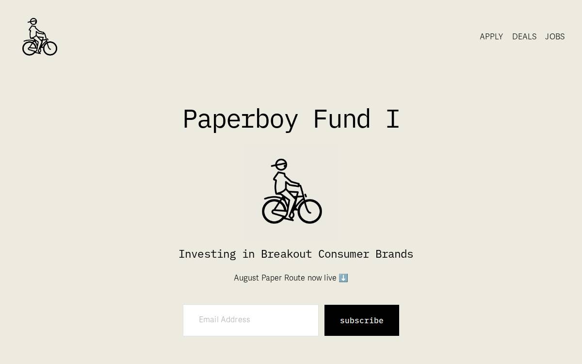 Paperboy Ventures website preview