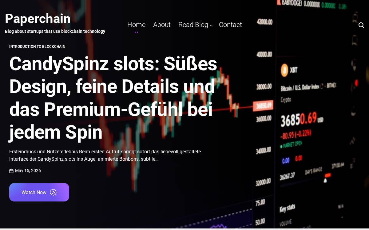 Paperchain website preview