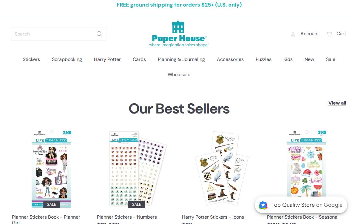 Paperhouseproductions website preview