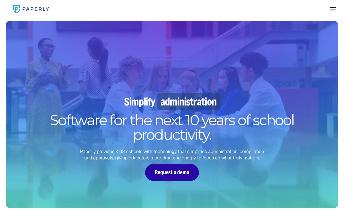 Paperly website preview