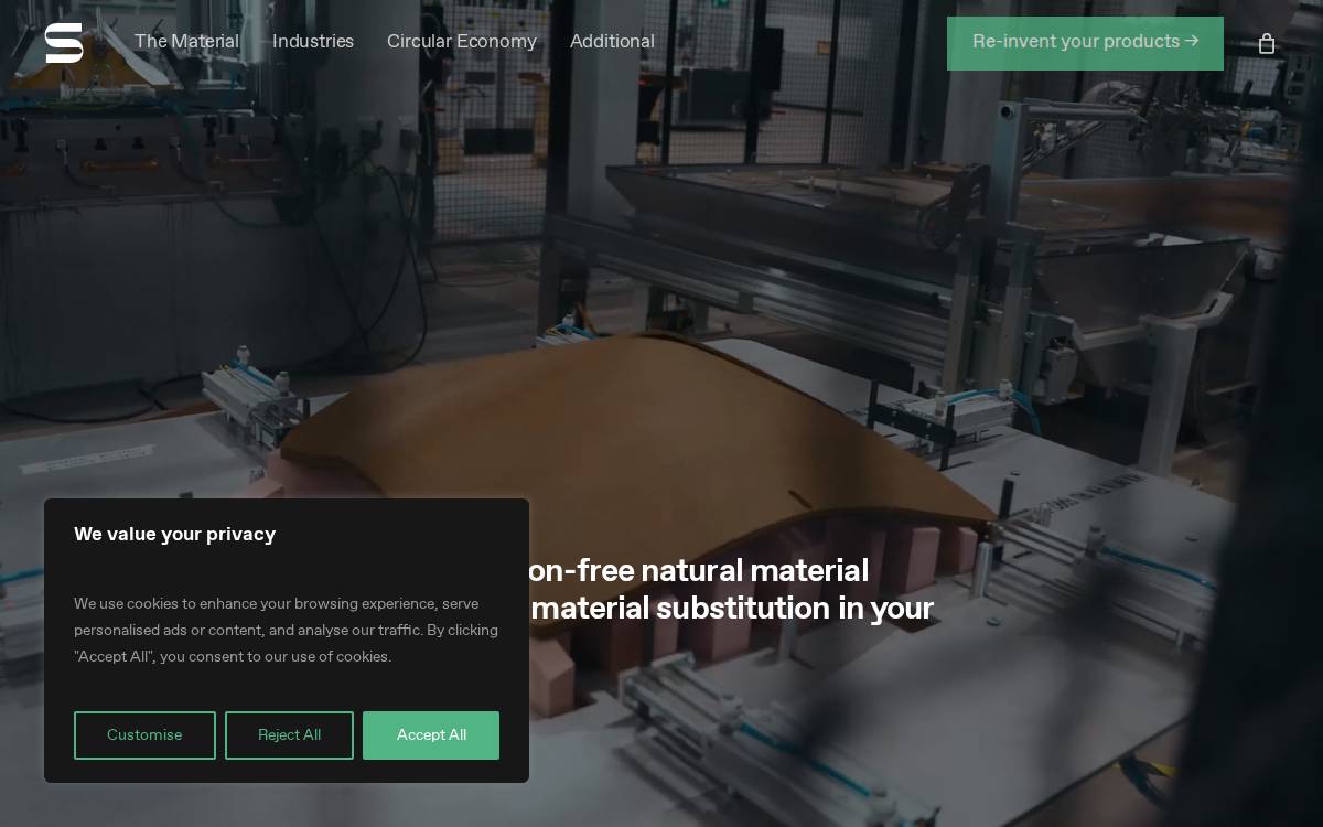 PaperShell website preview