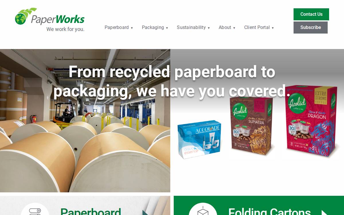 Paperworksindustries website preview