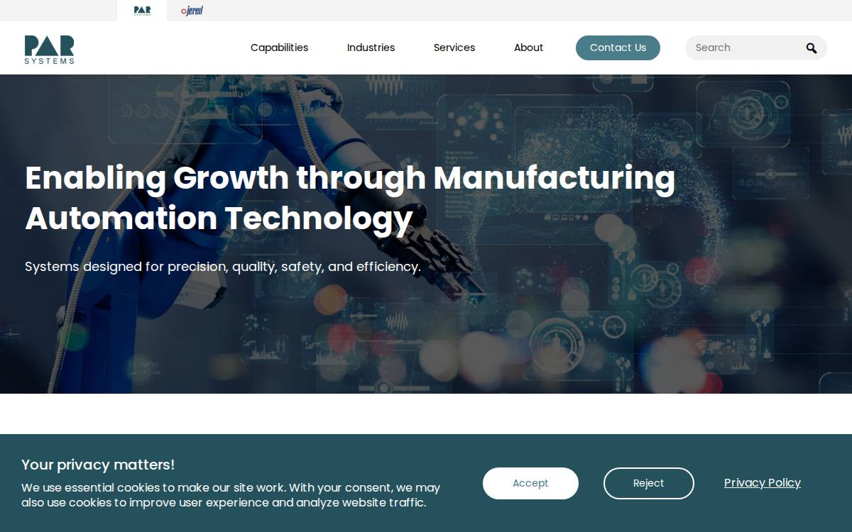 Par website preview