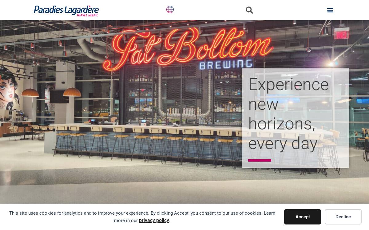 Paradies website preview
