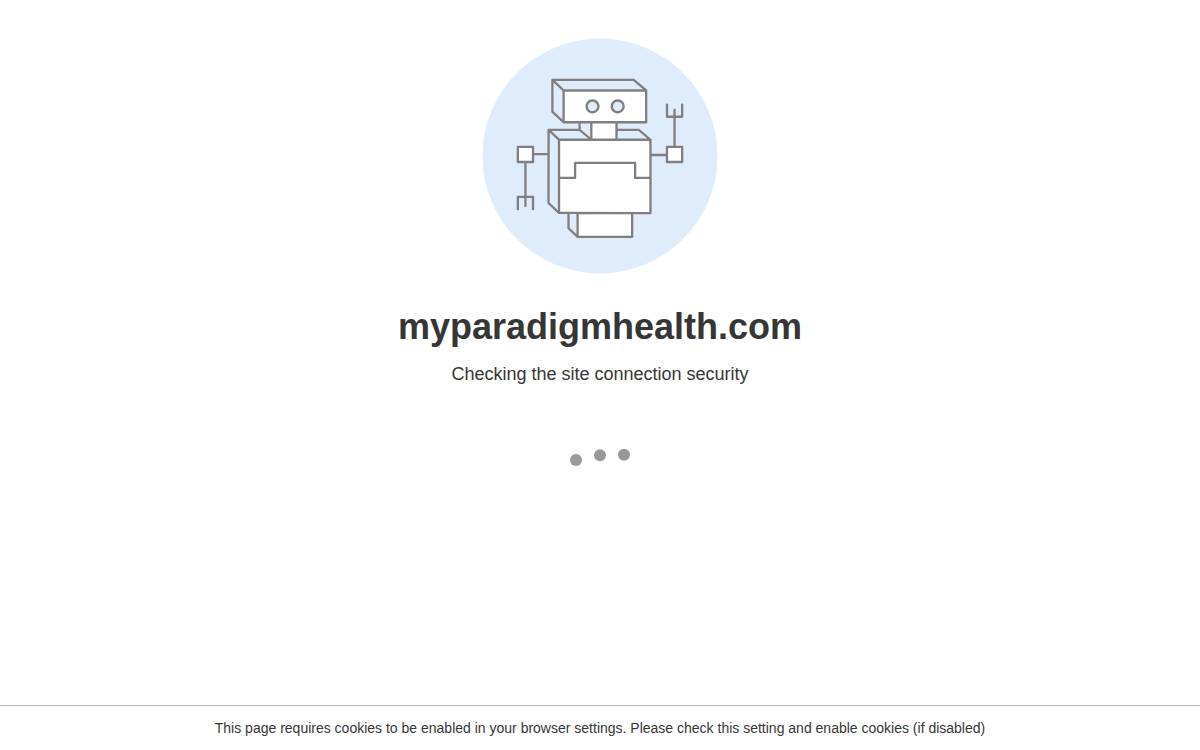 Paradigm Health website preview