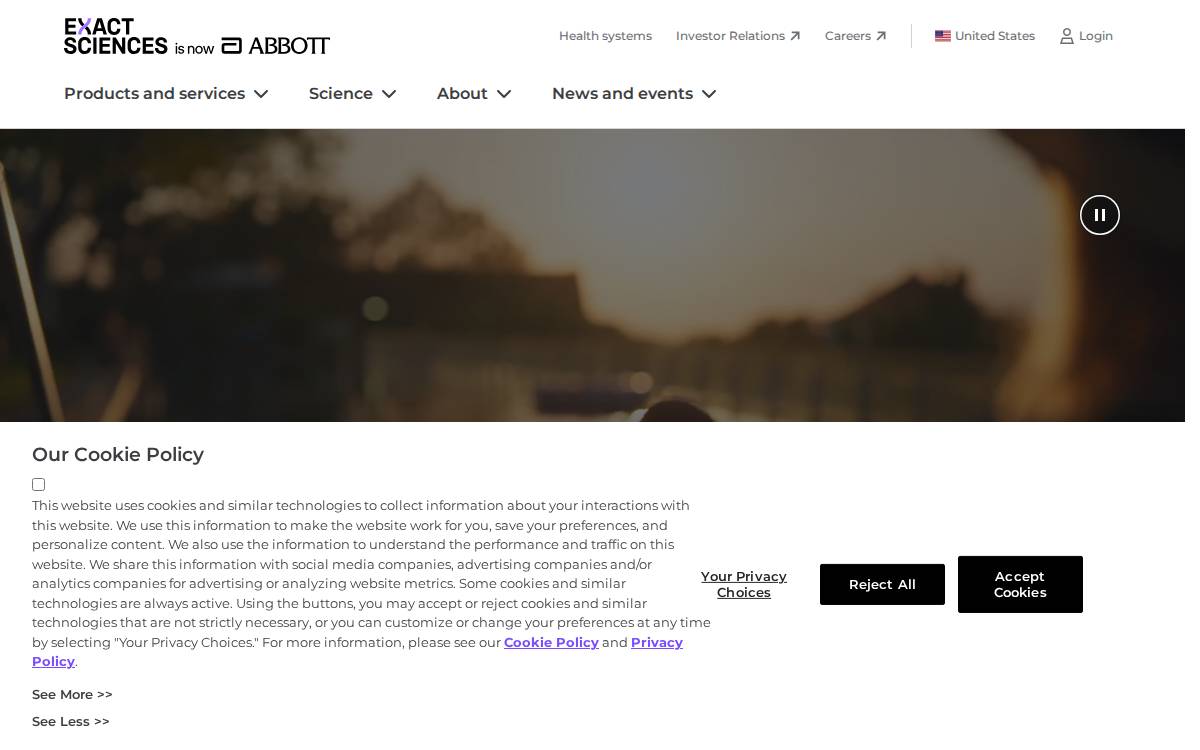 Paradigmdx website preview