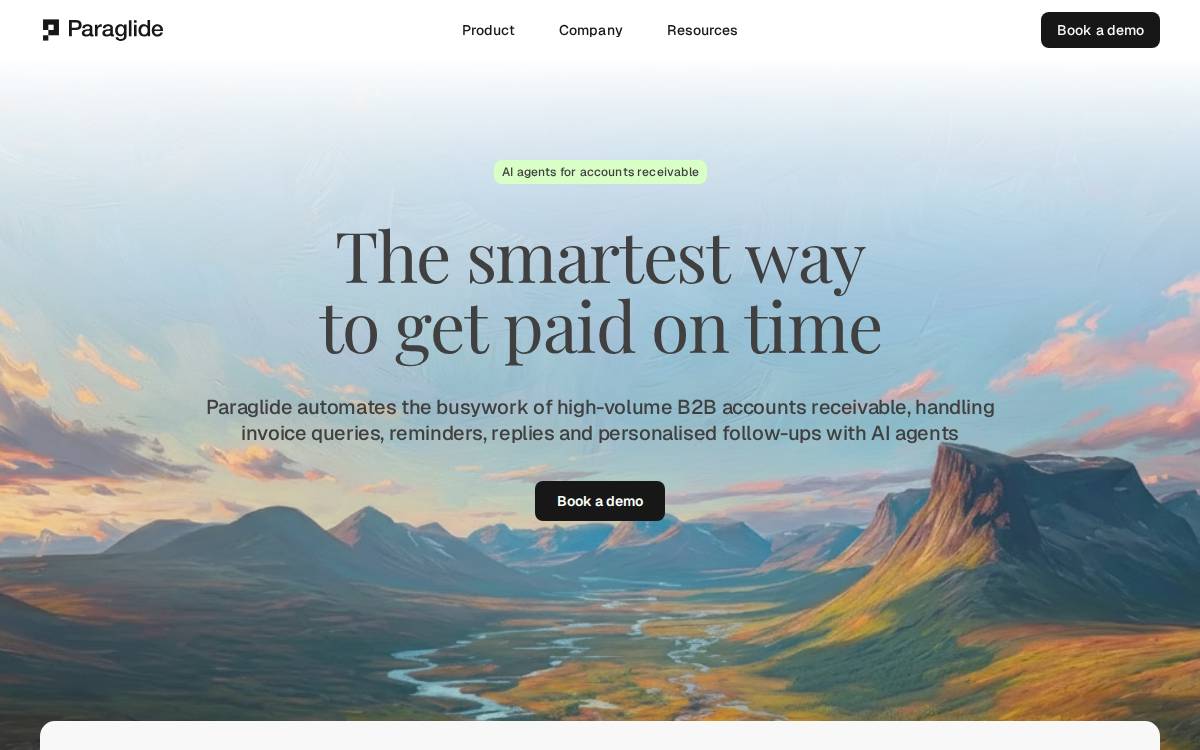 Paraglide website preview