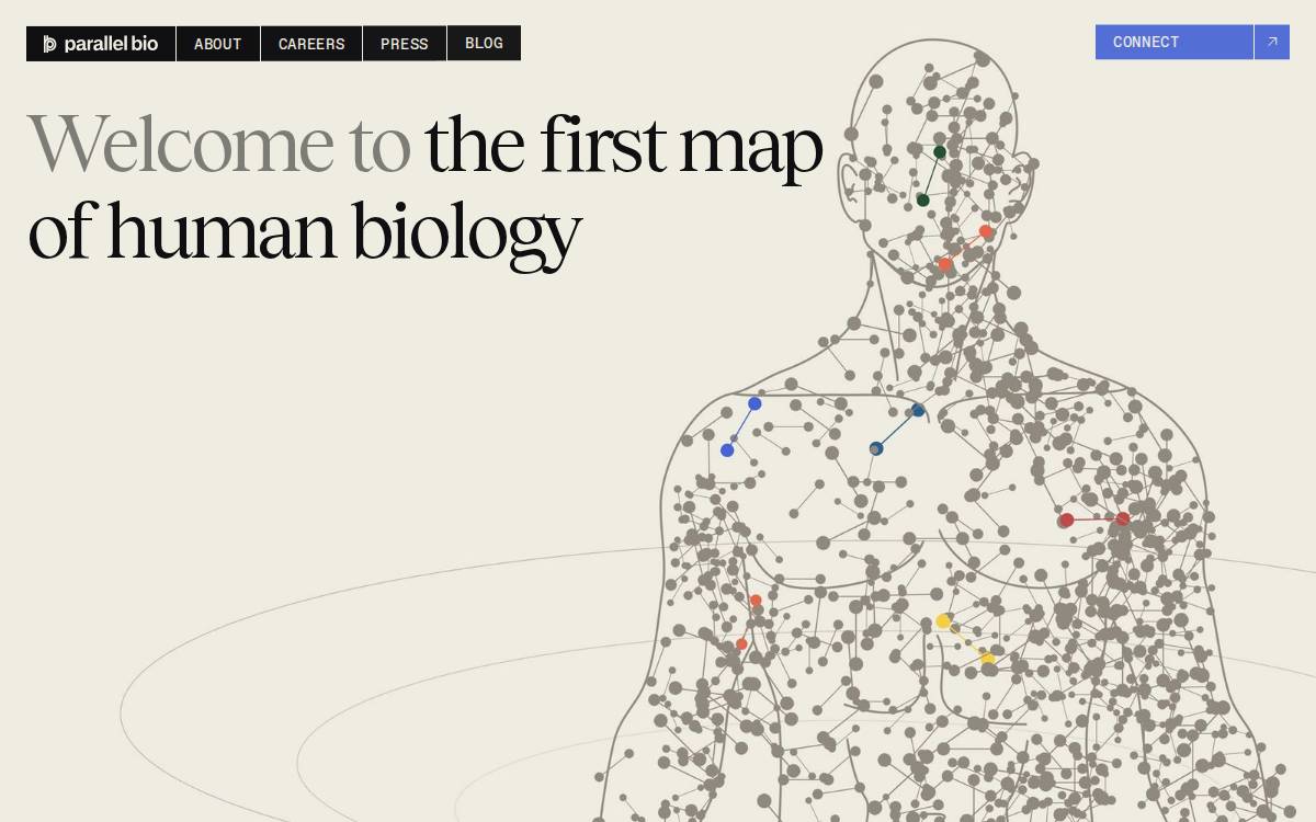 Parallel Bio website preview