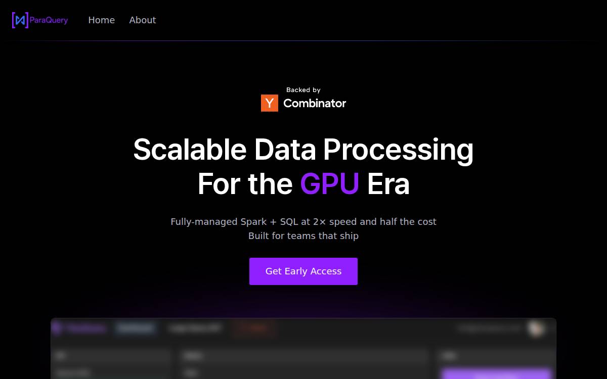 ParaQuery website preview