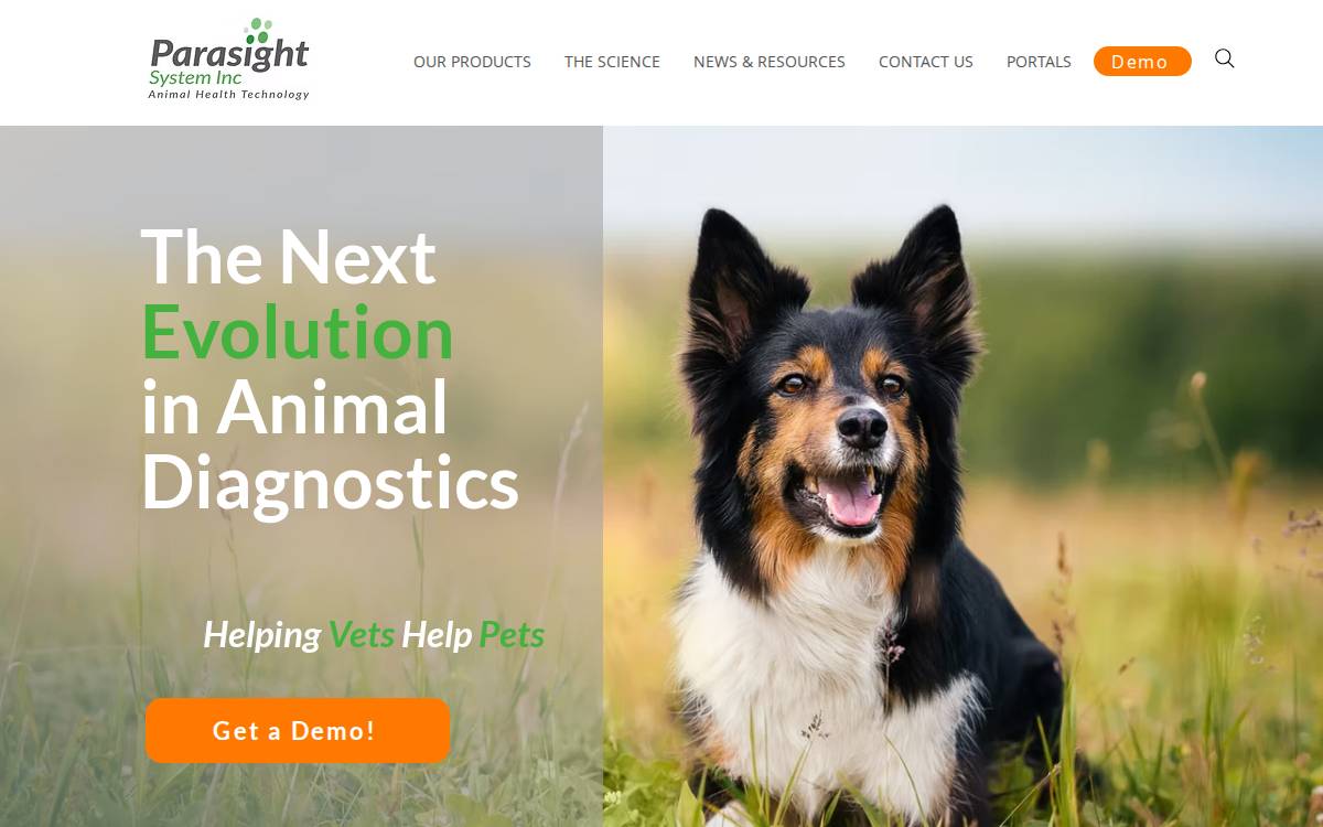 Parasight System Inc Venture Capital website preview