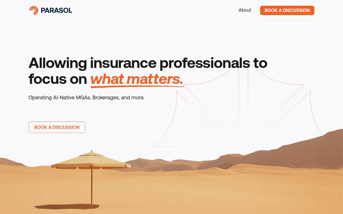 Parasol Platforms website preview