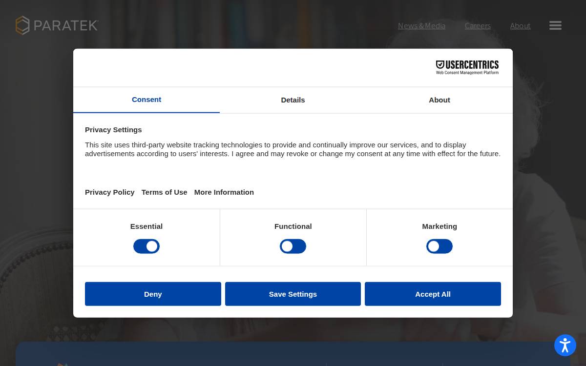 Paratek Pharmaceuticals website preview