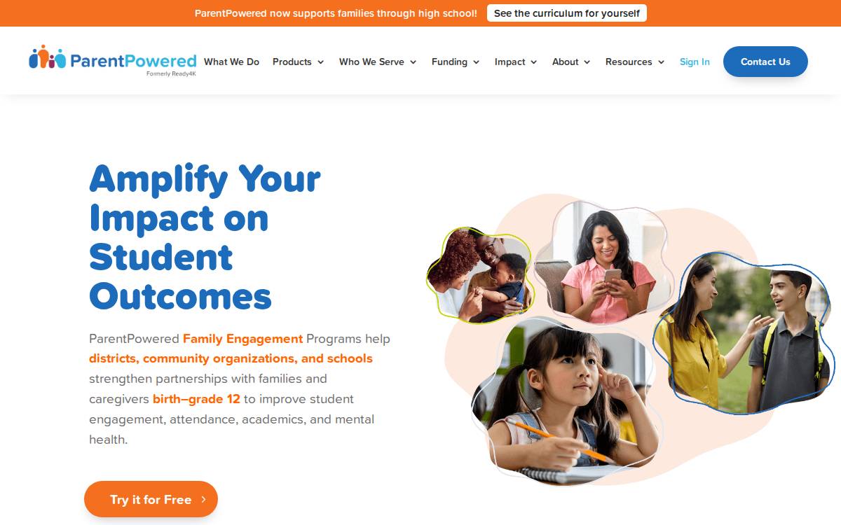 Parentpowered website preview