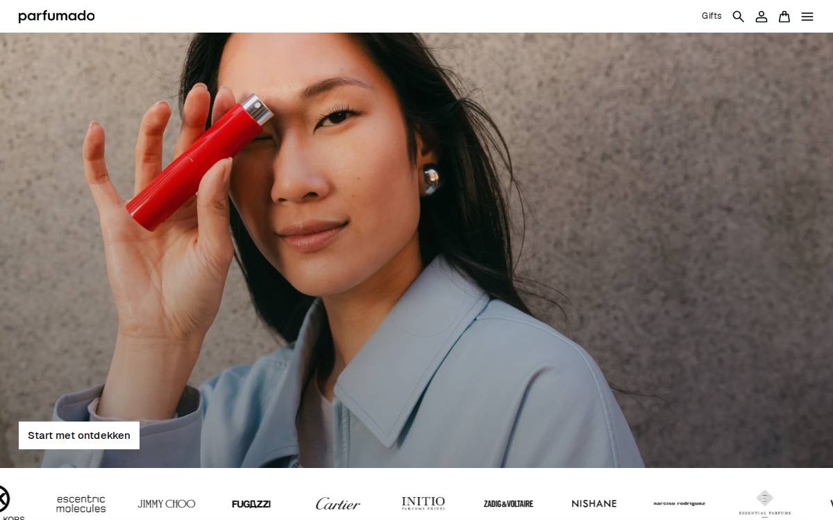 Parfumado website preview