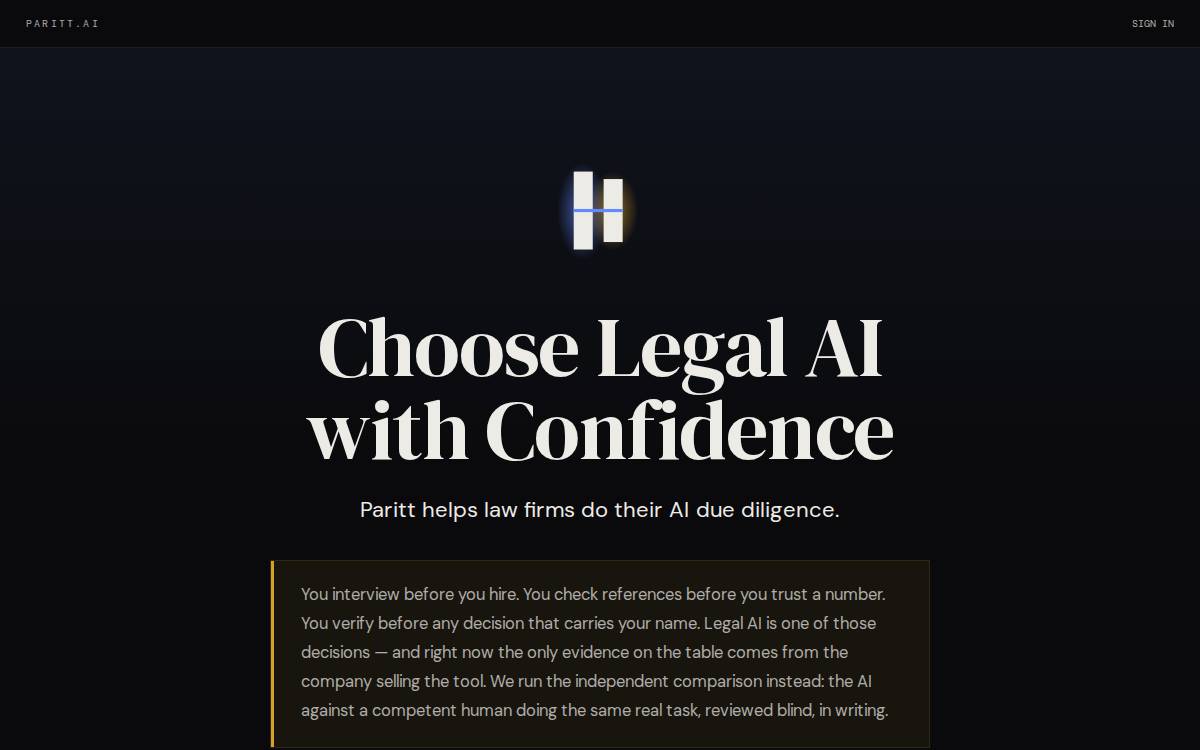 Paritt Technologies Website website preview