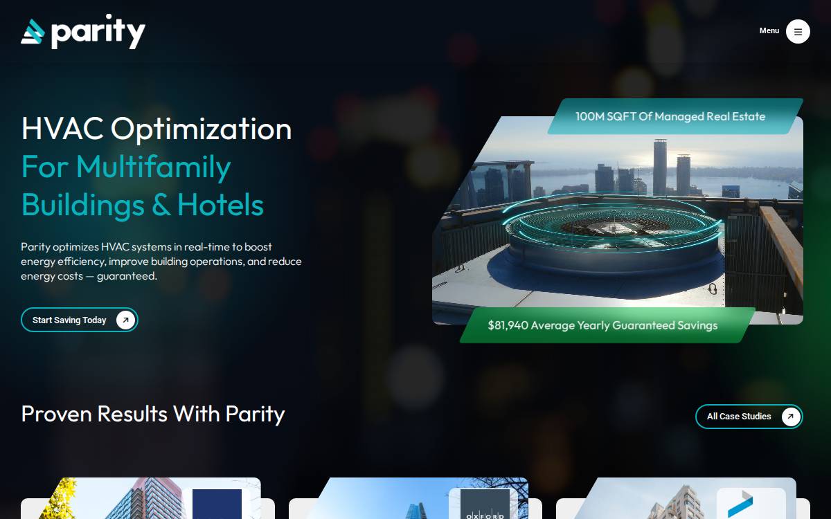 Paritygo website preview