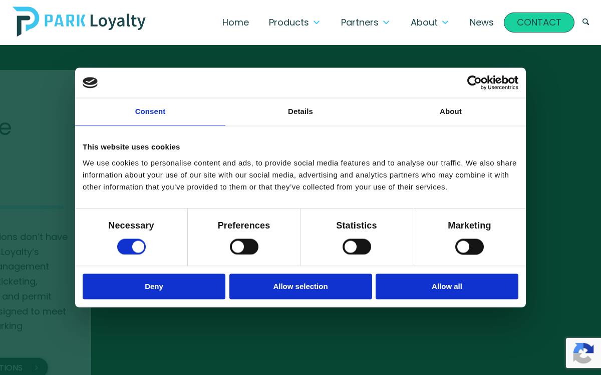 Park Loyalty website preview