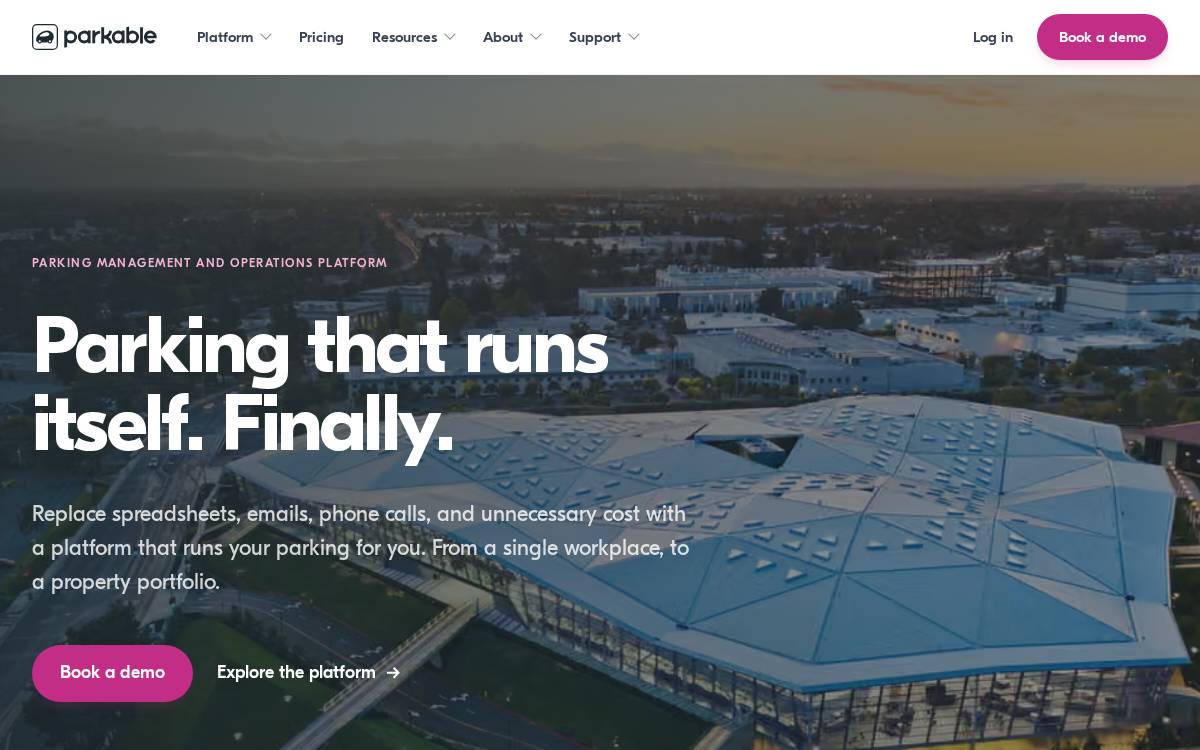 Parkable website preview