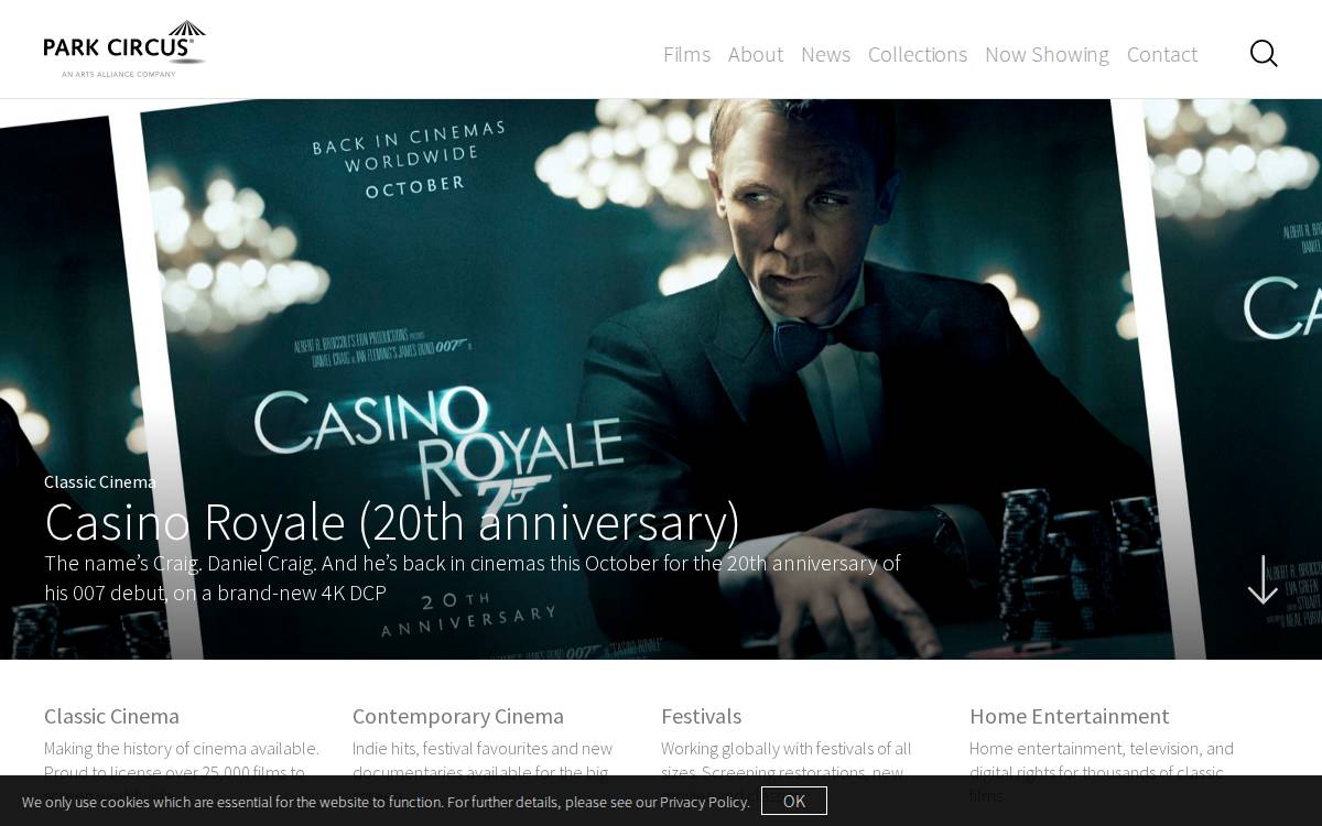 Park Circus website preview