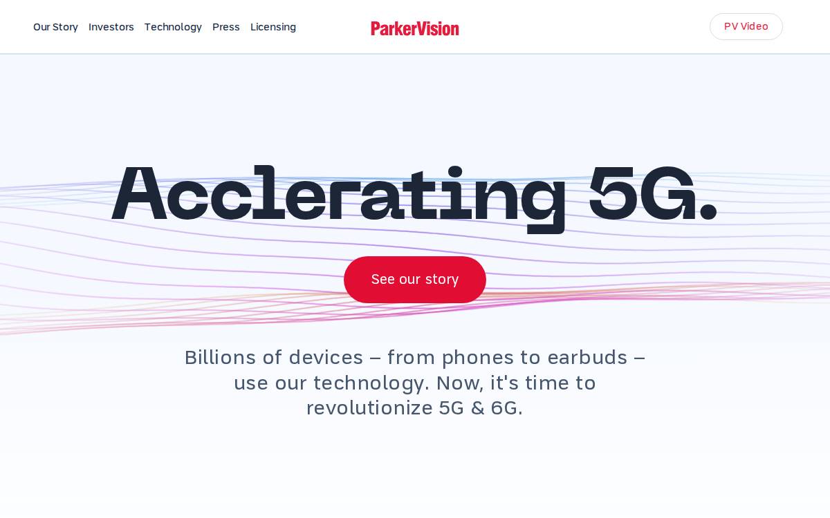 Parkervision website preview
