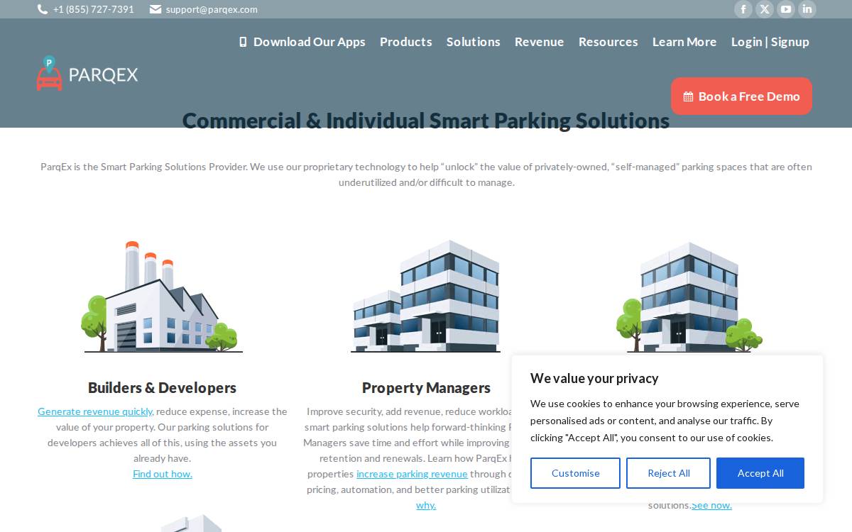 ParqEx_LogoAndTag_GrayBackground website preview