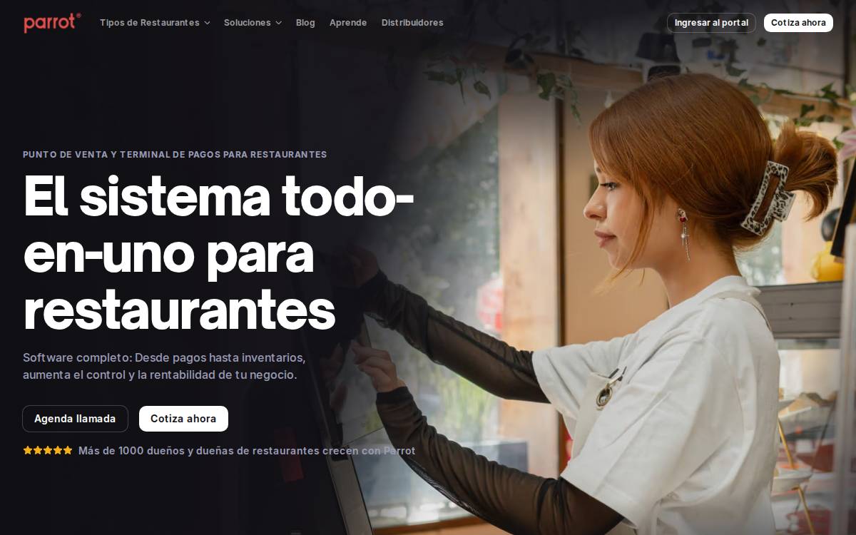 Parrot Software 🦜 website preview