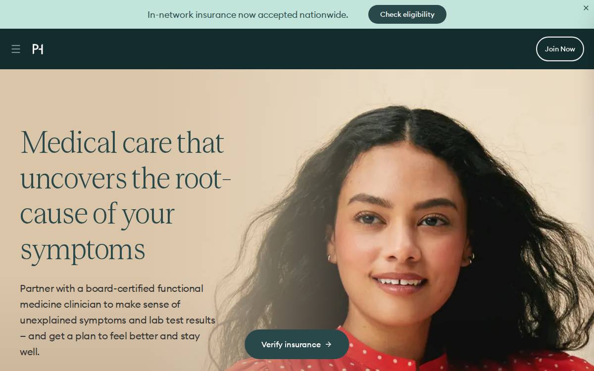 Parsley Health website preview