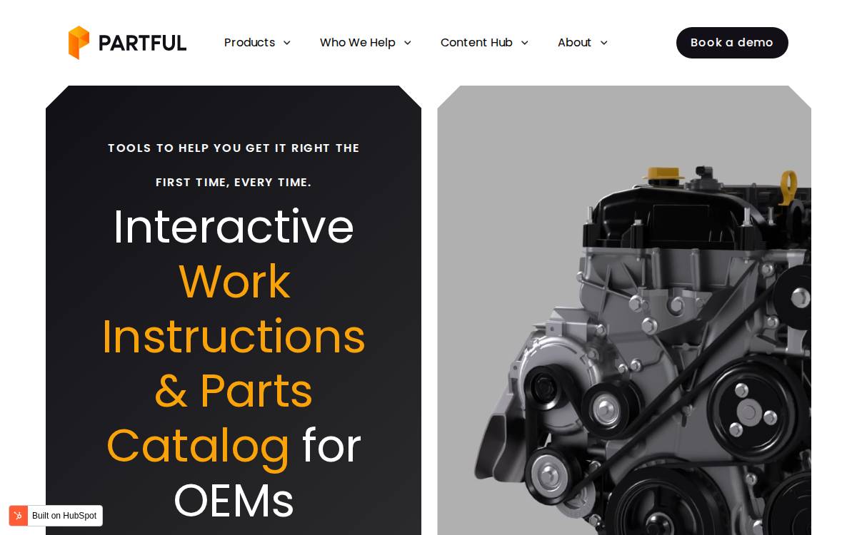 Partful website preview