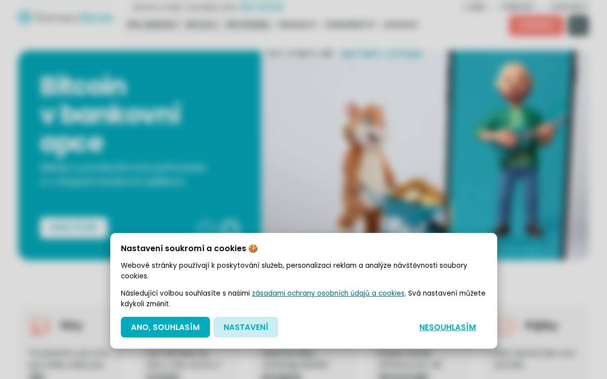Partners Banka website preview