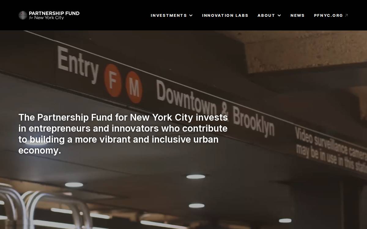 Partnershipfundnyc website preview