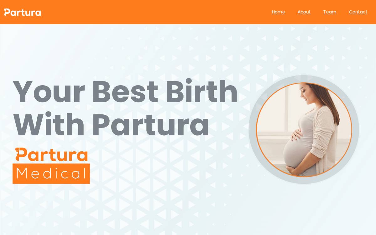 PARTURA Medical website preview