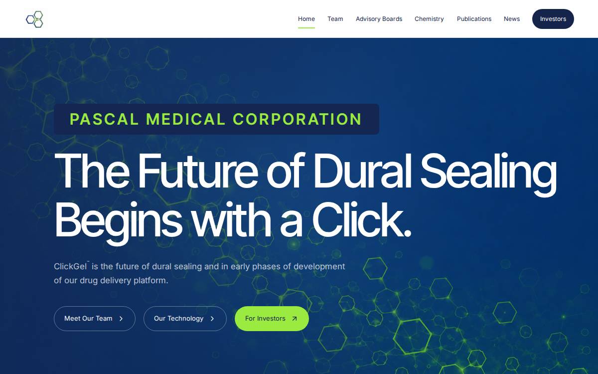 Pascal Medical website preview