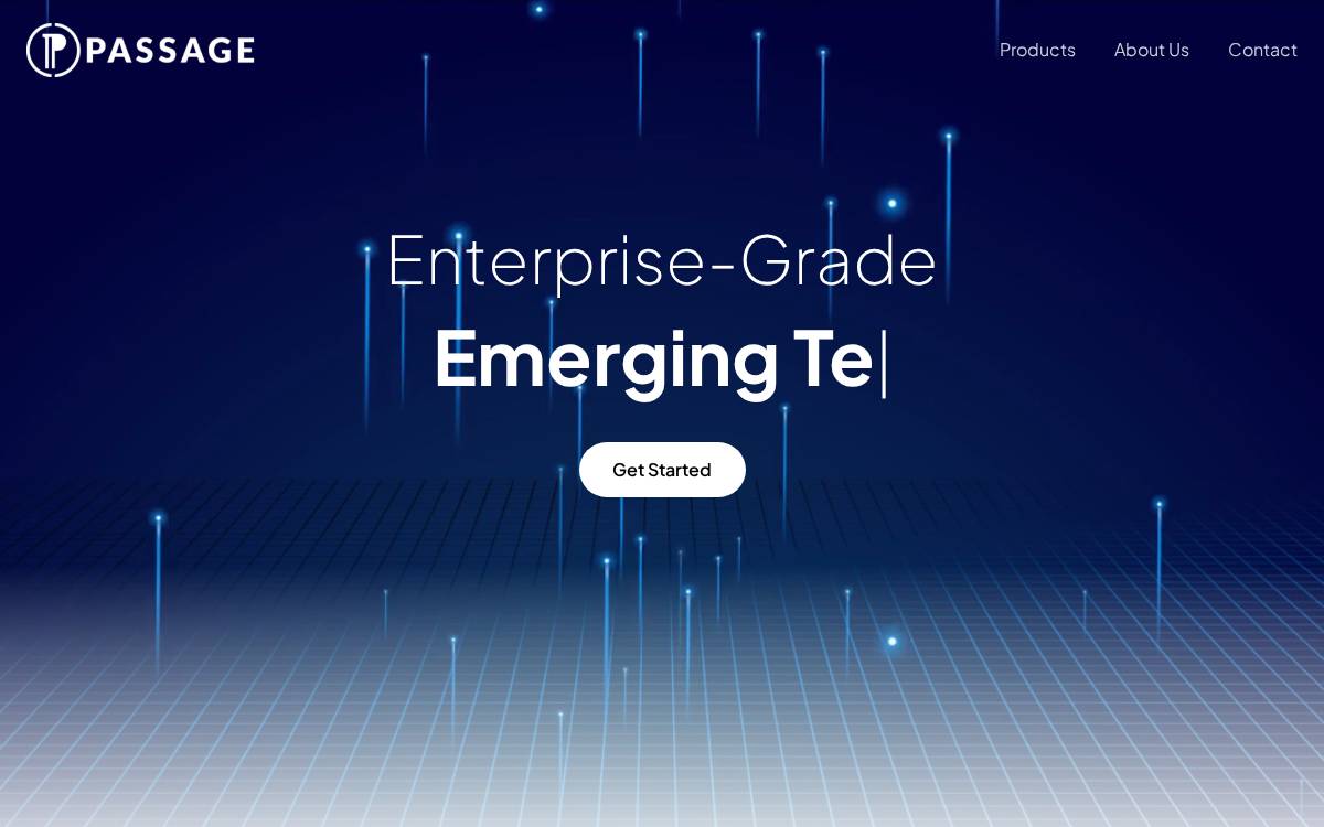 Passage website preview